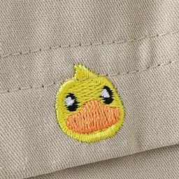 Mark & Mia Cotton Full Length Trousers with Duck Embroidery - Tan image 4