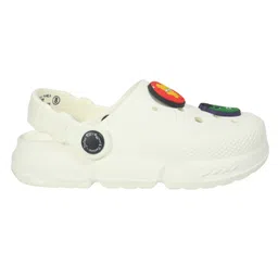 Yellow Bee Marvel Avengers Featuring Character Applique Detailed Slingback Clogs - White image 5