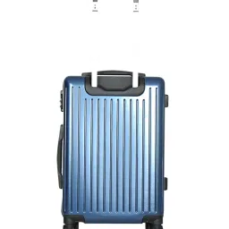 Esbeda Blue Striped Large Checked Luggage image 3
