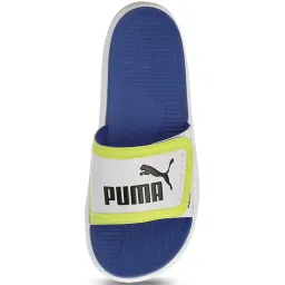 Puma Men's Softride Pro 24 White Slides image 3