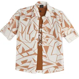 CHARCHIT Boys Printed Casual Shirt With T-Shirt-picture-11