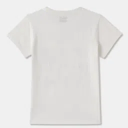 R&B Kids White Graphic Regular Fit T-Shirt image 2