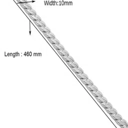 Beadzzz Silver-Plated Minimal Chain image 5