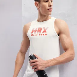 HRX by Hrithik Roshan Men Brand Logo Printed Rapid-Dry Running T-shirt-picture-9