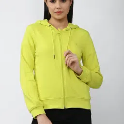 Van Heusen Green Cotton Regular Fit Hoodie-picture-10