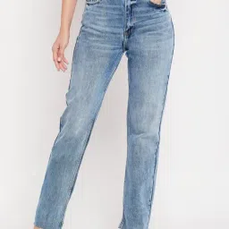 MADAME Blue Skinny Fit Denim Jeans-image-97