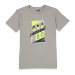 Gini & Jony Kids Grey Cotton Graphic T-Shirt-picture-20