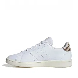 Adidas Women's ADVANTAGE BASE White Tennis Shoes image 3