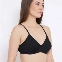 Clovia Black Padded T-Shirt Bra image 3