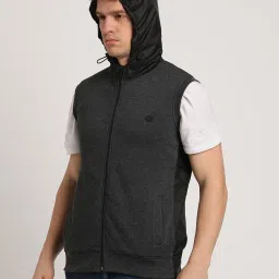 Turtle Grey Relaxed Fit Hooded Sweatshirt image 3