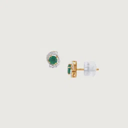 Mia by Tanishq Gold Stud Earrings image 5