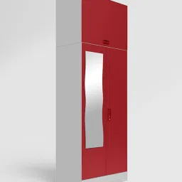 Godrej Interio Slimline Baked Apple Metal 2 Door Almirah image 3