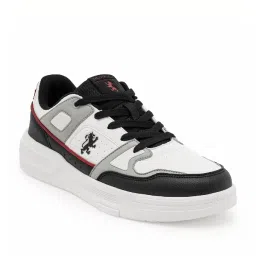 Red Tape Men's Hustle White & Black Casual Sneakers image 3