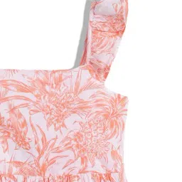 Tommy Hilfiger Kids Pink Printed Regular Fit Dress image 4