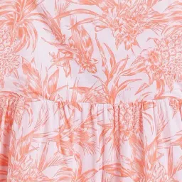 Tommy Hilfiger Kids Pink Printed Regular Fit Dress image 3