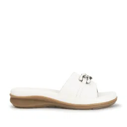 Carlton London Women's White Casual Wedges image 3