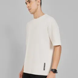 Street 808 By Pantaloons White Cotton Boxy Fit T-Shirt image 3