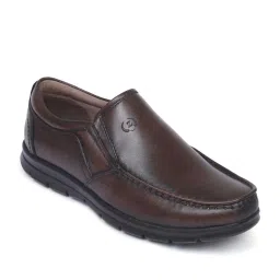Zoom Shoes Men's Brown Formal Loafers image 3