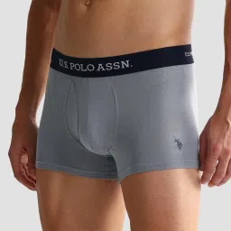 U.S. Polo Assn. Grey & Navy Trunks - Pack of 2 image 3