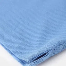 United Colors of Benetton Kids Blue Cotton Regular Fit Polo T-Shirt image 3