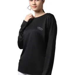 Vimal Jonney Black Logo Print T-Shirt image 3