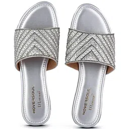 Hoversoul X D'Lorzeri Women's Braeva Silver Sandals image 4