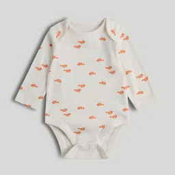 mothercare Kids Infant Pack Of 5 Printed Pure Cotton Bodysuits-picture-16