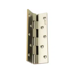 Decorio Railway Hinge 152.4 x 31.75 x 4.76 mm Satin Silver / Brass Gold, 3100322.053 image 2