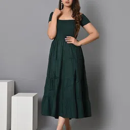 VYMO Fit & Flare Maxi Dress image 3