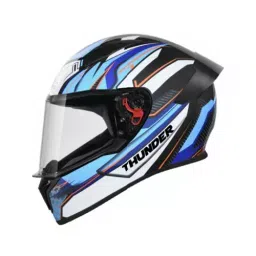 Studds N1 Black Xtra Large (600 mm) Full Face Helmet, Thunder D8 Decor-picture-38