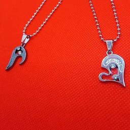 J.S ENTERPRISES Heart Shaped Pendants with Chains-picture-29