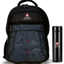 Small 18 L Laptop Backpack Camouflage Multi-Utility And Digital Vacuum Flask (Combo Pack)-image-62