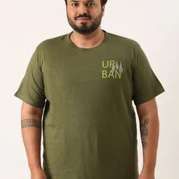 MARCA Bold Men Plus Size Graphic Printed Round Neck Cotton T-shirt-picture-15