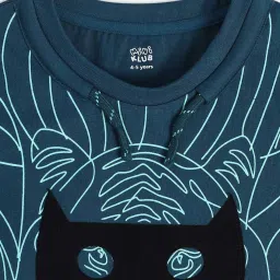 MINIKLUB Boys Blue Printed T-Shirt image 3