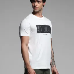 Jack & Jones Cloud Dancer Cotton Regular Typography T-Shirts image 3