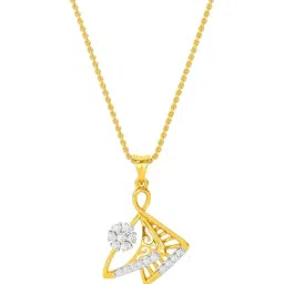 Kisna Diamond & Gold Jewellery 14k Kal Pendant-image-56