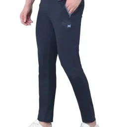 Force NXT Black & Navy Cotton Regular Fit Trackpants - Pack Of 2 image 3