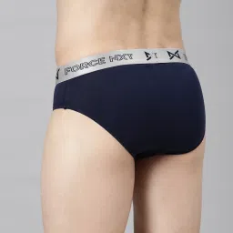 Force NXT Blue Cotton Regular Fit Briefs image 3