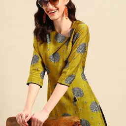Sangria Floral Printed Kurta-picture-31