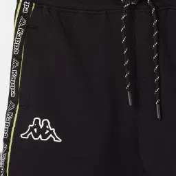 KAPPA Boys Black Cotton Printed Shorts image 3