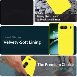 Sprig Back Cover for ONEPLUS NORD 4 (Yellow) image 2