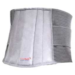 Accusure Lumbo Support Belt Lumbo Sacral Back Support- Ergonomic Design And Breathable - Size-XXL-picture-17
