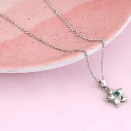 GIVA 925 Silver Pratia Pendant with Link Chain for Women & Girls-picture-15