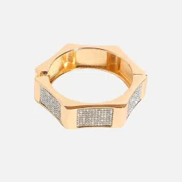Sohi Women's Metallic Cluster Bracelet - Gold image 3