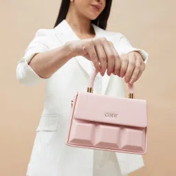 Code by Lifestyle Pink Handbag image 3