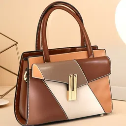 Diva Dale Women Colourblocked Structured Handheld Bag image 3