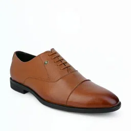 Alberto Torresi Men's Tan Oxford Shoes image 3