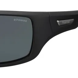 Polaroid Grey UV Protection Rectangular Sunglasses for Men image 3