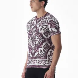 Jack & Jones White Cotton Regular Fit Printed T-Shirt image 3