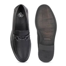 House of Pataudi Men Solid Formal Loafers image 5